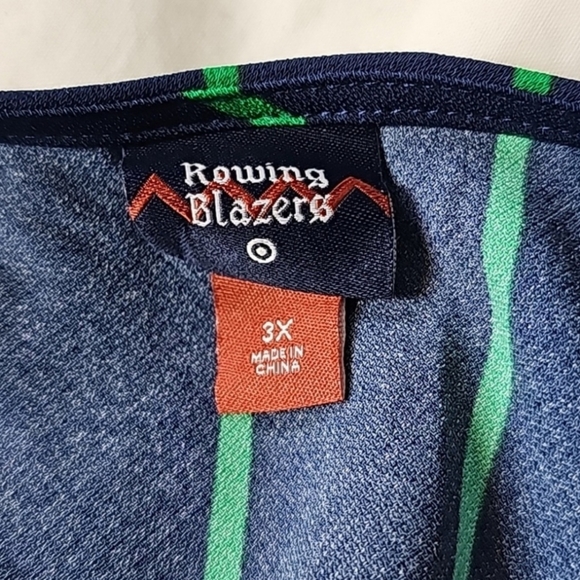 🎉3xHP🎉 NWT Navy & Green Striped Rowing Blazers x Target Dress, 3XL 👗 - Picture 5 of 8